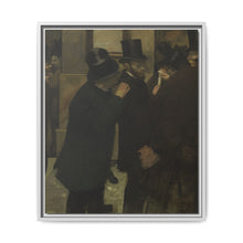 Portraits at the Stock Exchange (1878-1879) by Edgar Degas - NOMADEN ART GALLERY