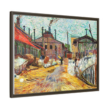The Factory (1887) by Vincent Van Gogh. Original from the Barnes Foundation. - NOMADEN ART GALLERY