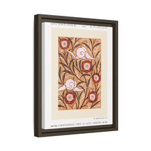 Impresión de plantilla con patrón floral Art Nouveau de estilo oriental