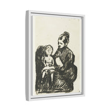 Nodriza con niño / La madre y el niño que llora (1902) de Edvard Munch. 