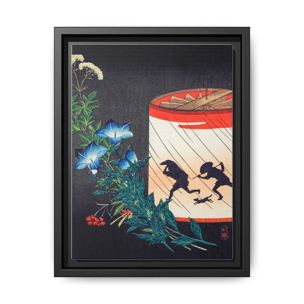 Bellflower and Lantern print in high resolution by Hiroaki Takahashi (1871–1945). - NOMADEN ART GALLERY