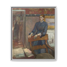 Hélène Rouart in her Father's Study (1886) by Edgar Degas - NOMADEN ART GALLERY