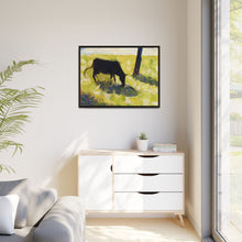 Black Cow in a Meadow (ca. 1881) by Georges Seurat
