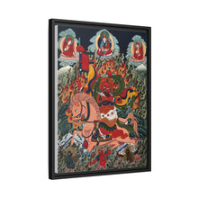 Tse Mara , a form of Dharmapala (protector of teachings), guardian of the Samye Monastery. Gouache painting by a Tibetan artist