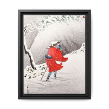 Snowy Evening on a Mountain Path print in high resolution by Hiroaki Takahashi (1871–1945) - NOMADEN ART GALLERY