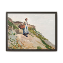 Girl Carrying a Basket (1882) by Winslow Homer - NOMADEN ART GALLERY