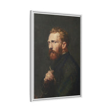 Framed Matte Canvas Wall Art - Vintage Portrait of Artist - NOMADEN ART GALLERY