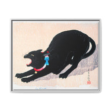 Black Cat Hissing 20th century print in high resolution by Hiroaki Takahashi - NOMADEN ART GALLERY