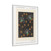 Estampado de pochoir con estampado floral Art Déco de estilo oriental. Original de nuestra edición de Samarkande de 1914.