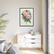 Pink rose, Clothilde Soupert lithograph. Digitally enhanced from our own original 1900 edition plates of Botanical Specimen published by Rochester Lithographing