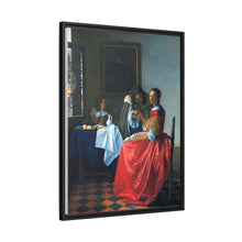 La joven con copa de vino de Johannes Vermeer (ca. 1658-1662)