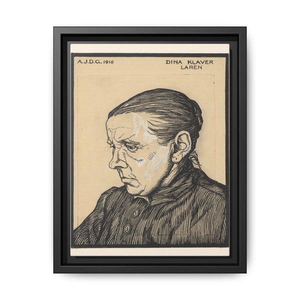Portret van Dina Klaver (1916) by Julie de Graag - NOMADEN ART GALLERY