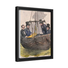 Four men in the basket of a balloon by Mayall. - NOMADEN ART GALLERY