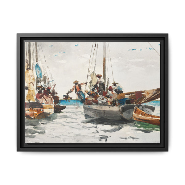 Market Scene, Nassau (1885) by Winslow Homer - NOMADEN ART GALLERY