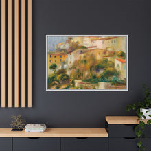 Casas en una colina (Groupe de maisons sur un coteau) de Pierre Auguste Renoir 