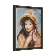 Mädchen mit rosa Haube (Jeune fille au chapeau rose) (1894) von Pierre-Auguste Renoir