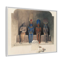 Sanctuary of the Temple of Aboo Simbel Nubia illustration by David Roberts (1796–1864)
