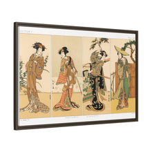 Kabuki actors, Japanese man painting by G.A. Audsley-Japanese illustration from our own original 1884 edition of The Ornamental Arts Of Japan. - NOMADEN ART GALLERY