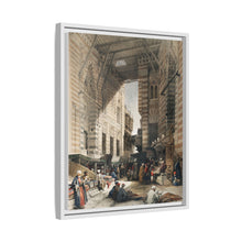 Bazaar of the silk mercers, Cairo illustration by David Roberts (1796–1864)
