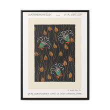 Art Deco Flower pattern pochoir print in oriental style. Original from our own 1914 edition of Samarkande - NOMADEN ART GALLERY