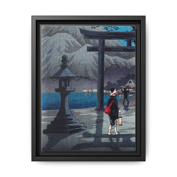 Hakone Lake in Moonlight (ca.1925–1926) print in high resolution by Hiroaki Takahashi. - NOMADEN ART GALLERY
