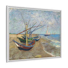 Vincent van Gogh's Fishing Boats on the Beach at Saintes-Maries (1888) - NOMADEN ART GALLERY