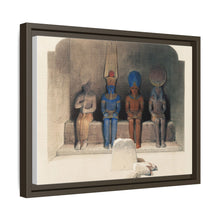 Sanctuary of the Temple of Aboo Simbel Nubia illustration by David Roberts (1796–1864)