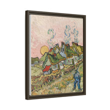 Houses and Figure by Vincent van Gogh - NOMADEN ART GALLERY
