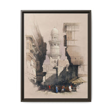 Cairo Street Scene: Vintage Egyptian Wall Art by David Roberts - Art Print Framed - NOMADEN ART GALLERY