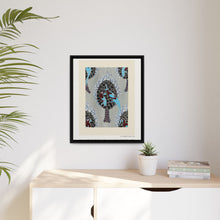Estampado pochoir con estampado de pájaros Art Nouveau en estilo oriental