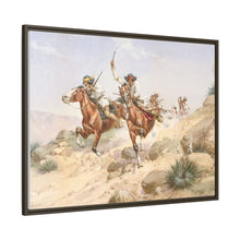 Apache Indians on Horseback by Herman Wendelborg Hansen