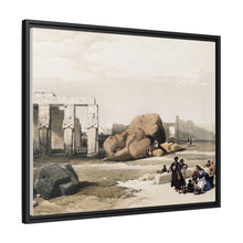 Fragment of the Great Colossi at the Memnonium Thebes illustration by David Roberts (1796–1864)