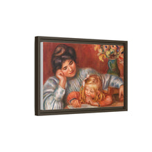Lección de escritura (La Leçon d'écriture) (1905) de Pierre-Auguste Renoir. 