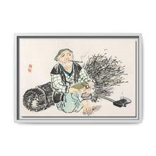 Smoking farmer with branches by Kōno Bairei (1844-1895) - NOMADEN ART GALLERY