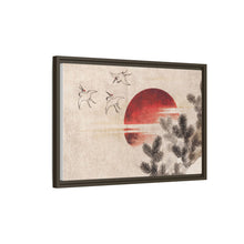 Katsushika Hokusai's birds and sunset, from Album of Sketches (1814) - NOMADEN ART GALLERY