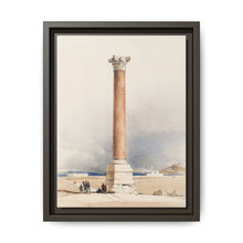 Pompey's Pillar Alexandria illustration by David Roberts (1796–1864). - NOMADEN ART GALLERY