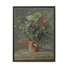Flowers in a Vase (c. 1866) painting in high resolution by Pierre-Auguste Renoir - NOMADEN ART GALLERY