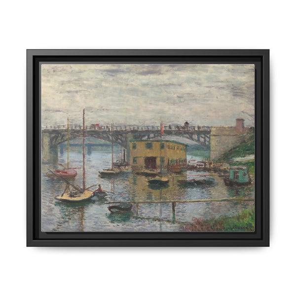 Claude Monet's Bridge at Argenteuil on a Gray Day (1876) - NOMADEN ART GALLERY