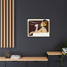 Poster showing woman holding up glass of coffee (Rajah brand) (1897) chromolithograph by Henri Meunier.
