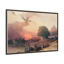 Approach of the simoom Desert of Gizeh illustration by David Roberts (1796–1864)