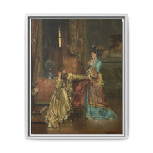 The Visit (c. 1870) by Alfred Stevens: A Glimpse into 19th-Century Elegance - NOMADEN ART GALLERY