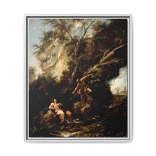Landscape with the Temptation of Christ by Alessandro Magnasco and Antonio Francesco Peruzzini - NOMADEN ART GALLERY