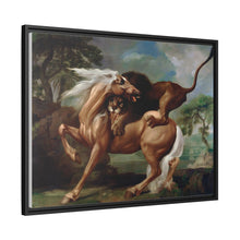 A Lion Attacking a Horse (1762) by George Stubbs.