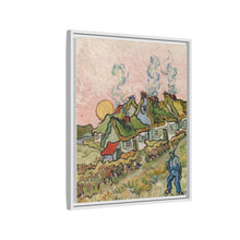 Houses and Figure by Vincent van Gogh - NOMADEN ART GALLERY