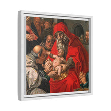 The circumcision of Christ. Oil painting after Hendrik Goltzius