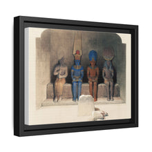 Sanctuary of the Temple of Aboo Simbel Nubia illustration by David Roberts (1796–1864)