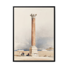 Pompey's Pillar Alexandria illustration by David Roberts (1796–1864). - NOMADEN ART GALLERY