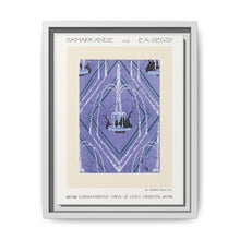Art Deco fountain pattern pochoir print in oriental style. Original from our own 1914 edition of Samarkande - NOMADEN ART GALLERY
