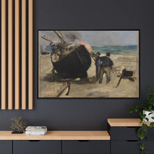 Tarring the Boat (Le Bateau goudronné) de Édouard Manet