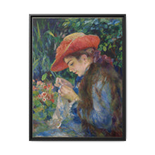 Marie-Thérèse Durand-Ruel Sewing (1882) by Pierre Auguste Renoir - NOMADEN ART GALLERY